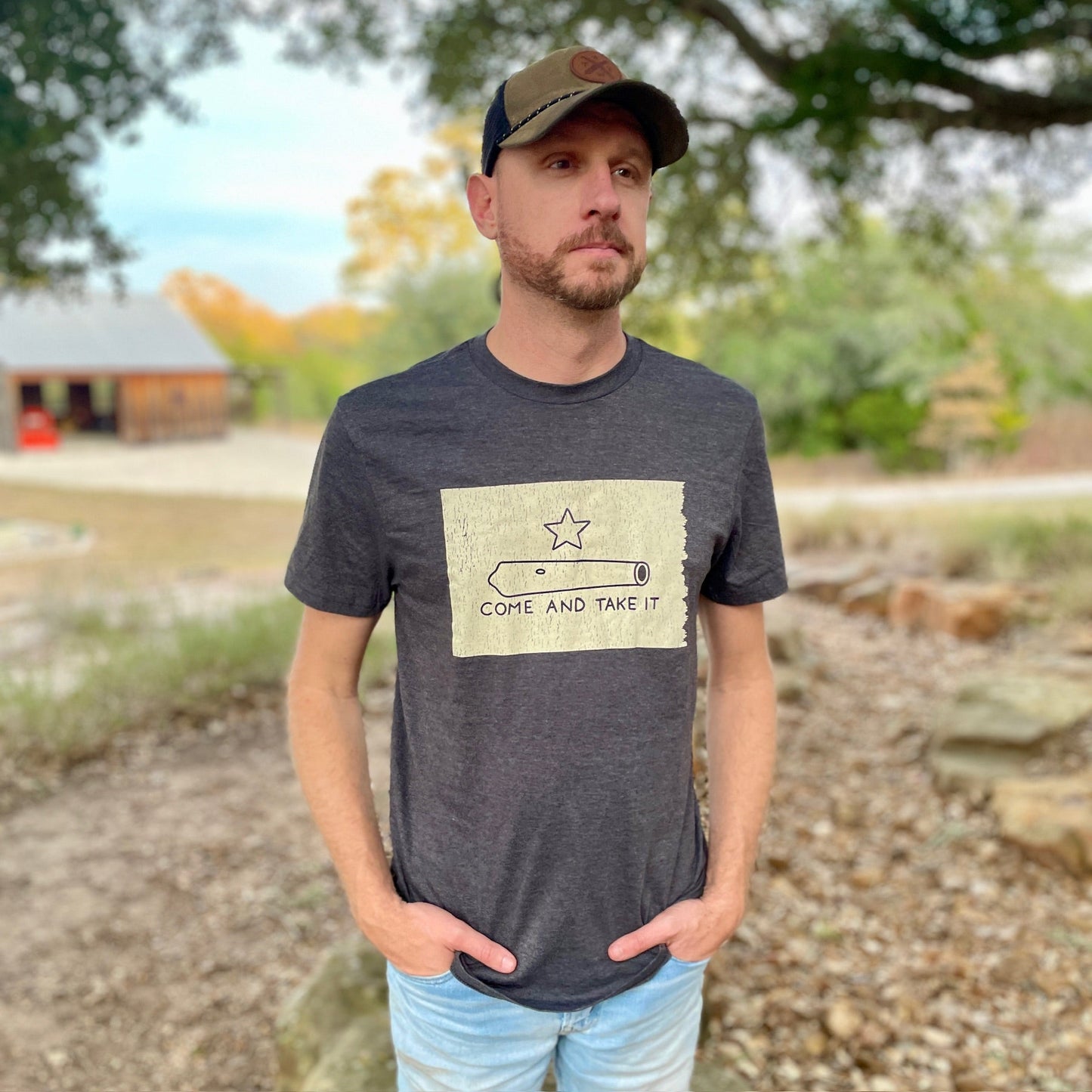 T-Shirt - Vintage "Come And Take It" Flag by TWT