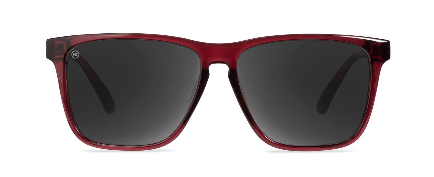 Sunglasses by Knockaround - Fast Lanes - Black Cherry
