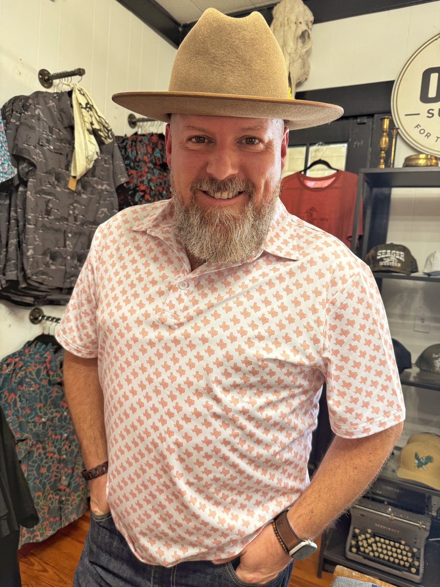 Polo - Burnt Orange Texas