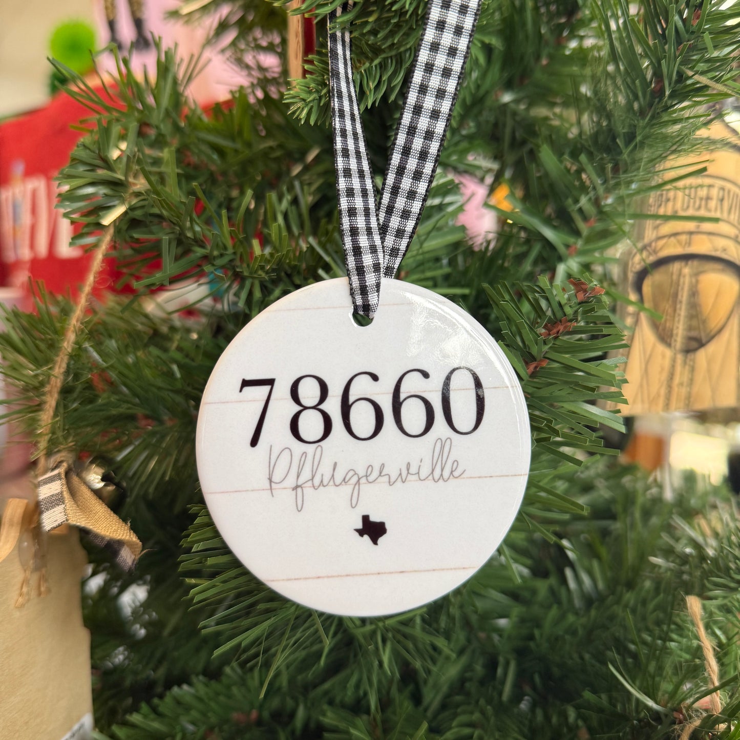 Zip Code Ornament