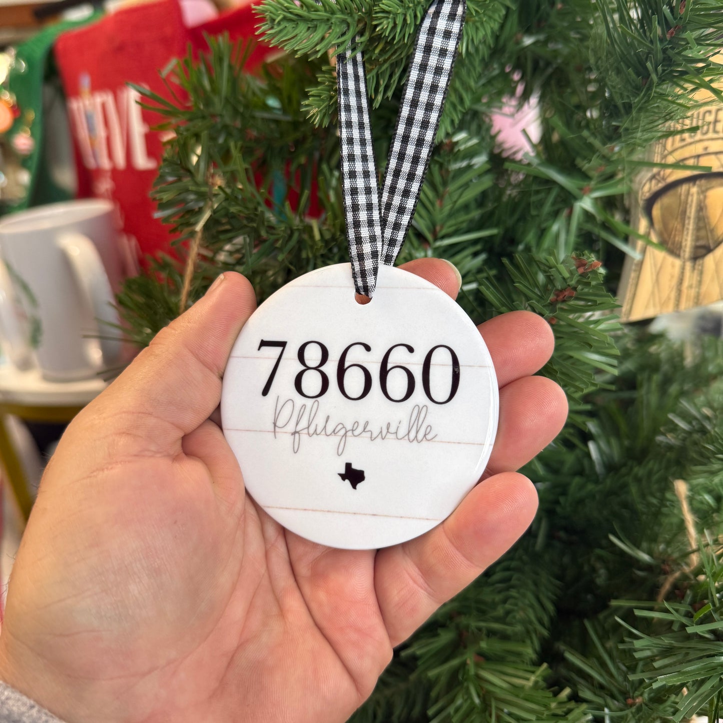Zip Code Ornament
