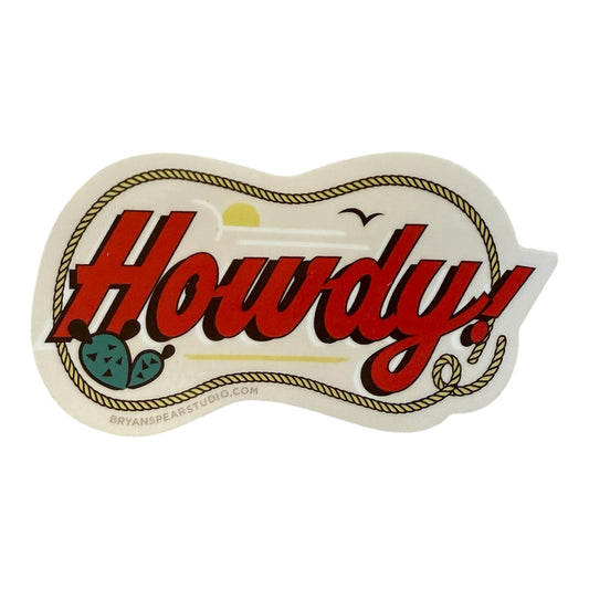 Sticker - Howdy!