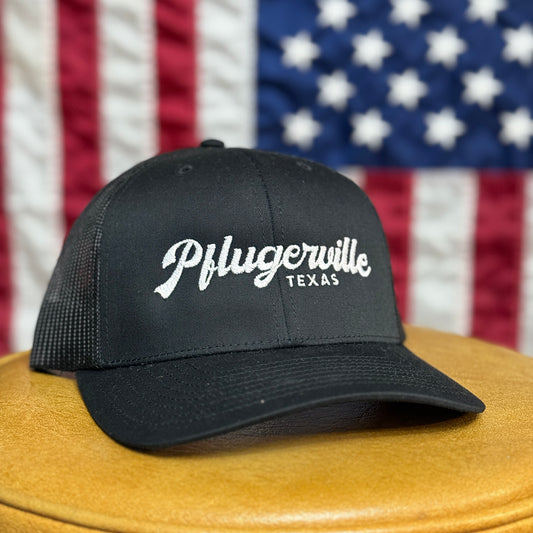 Cap - Pflugerville Embroidered - Classic Trucker