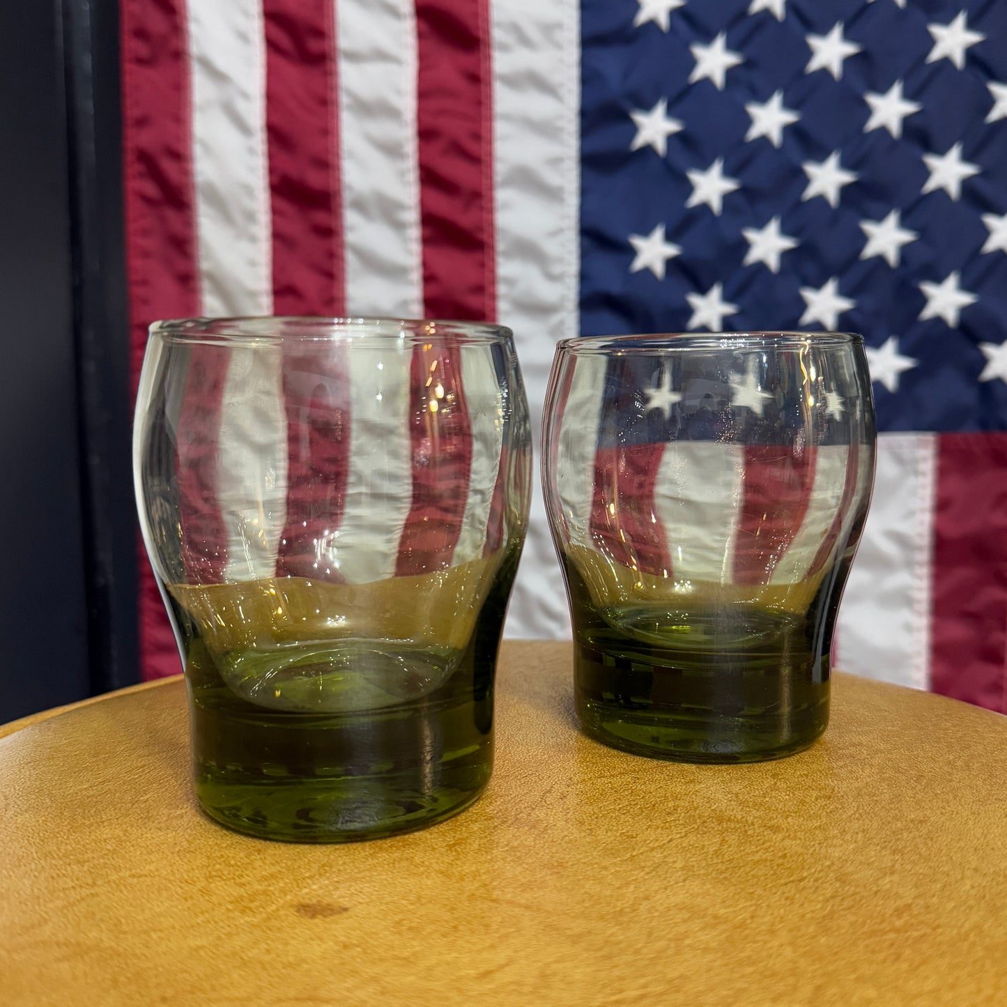 Vintage Green Glasses