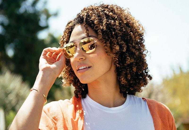 Sunglasses by Knockaround - Mount Evans - Rose Gold / Copper