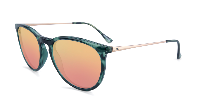 Sunglasses by Knockaround - Mary Janes - Slate Tortoise Shell / Rose Gold