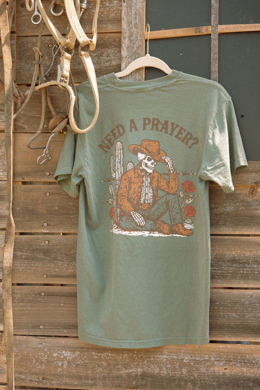 T-Shirt - Need a Prayer by Western Sin