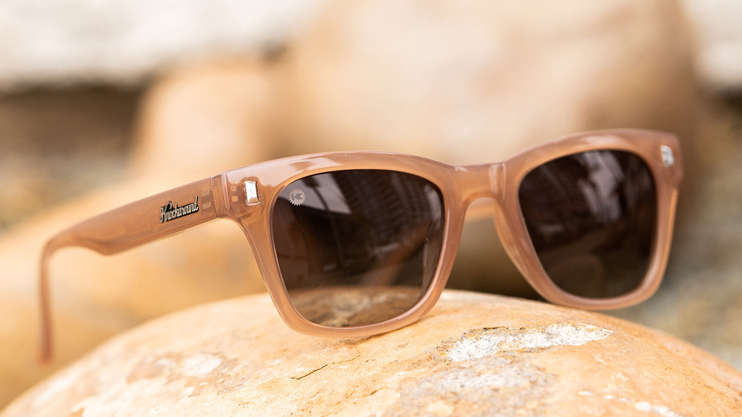Sunglasses by Knockaround - Seventy Nines - Rose Latte