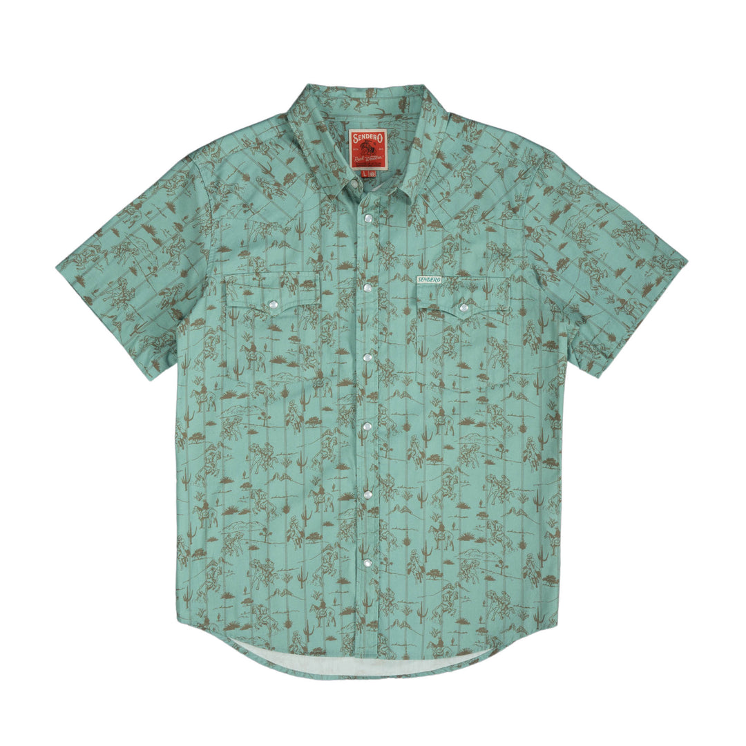 Pearl Snap - Serape Short Sleeve by Sendero