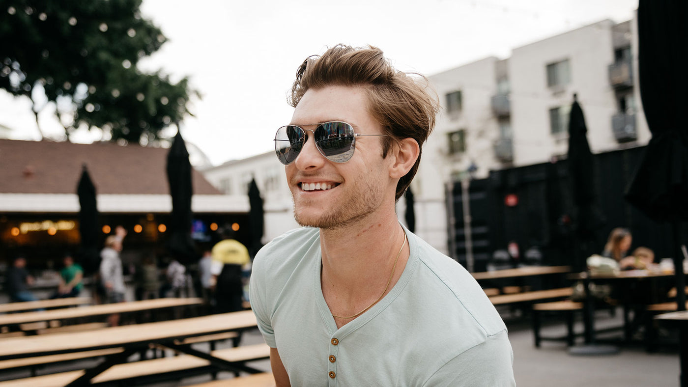 Sunglasses - Mile Highs - Silver / Silver Smoke