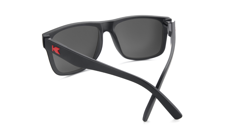 Sunglasses by Knockaround - Torrey Pines - Matte Black / Red Sunset