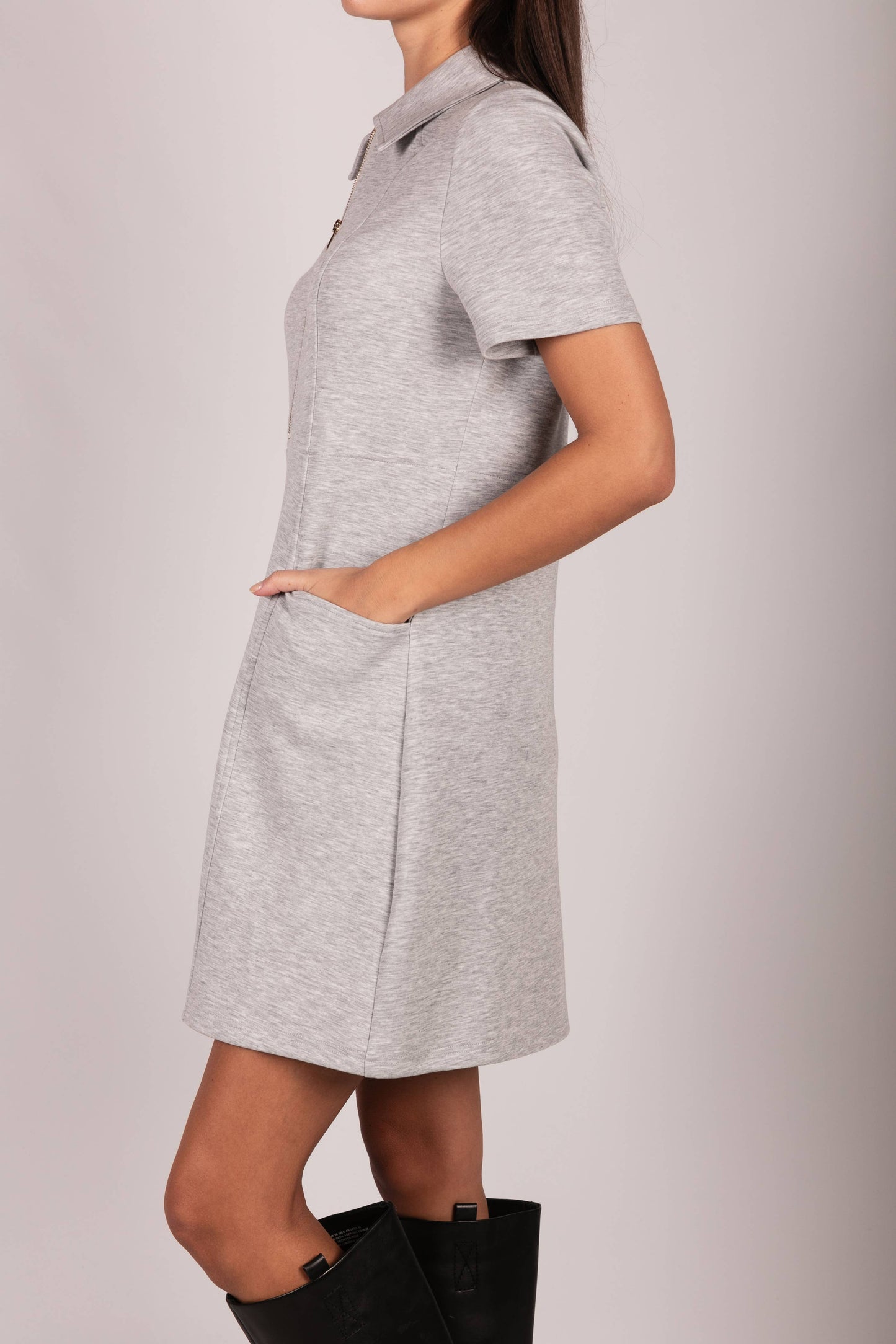 Dress -Butter Modal Quarter Zip