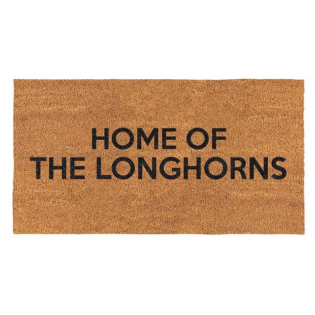 Door Mat - Home Of The Longhorns