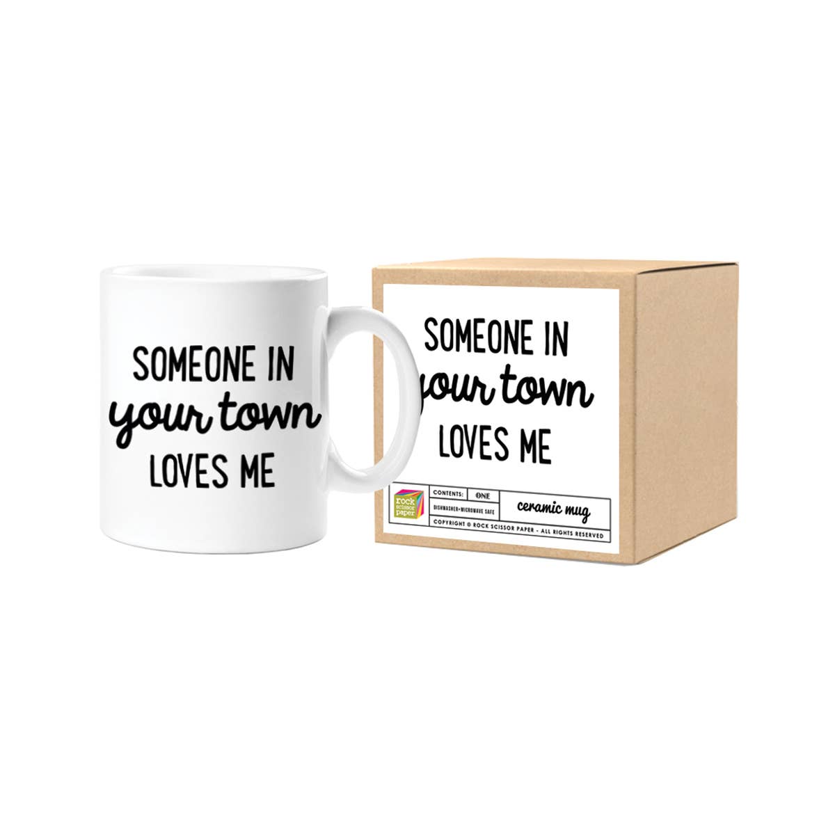 Personalized City Mug - Someone Loves Me