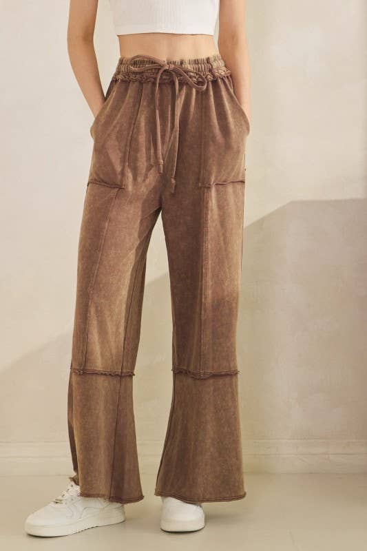 Pants- Knit Mineral Washed Terry