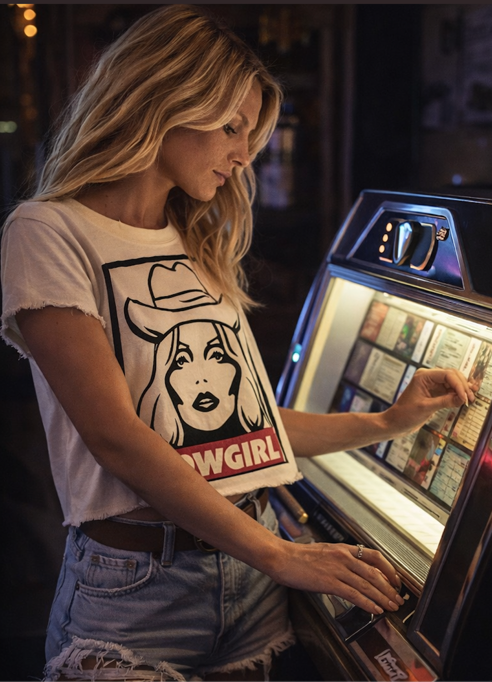 Cropped  T-shirt - Cowgirl 90's