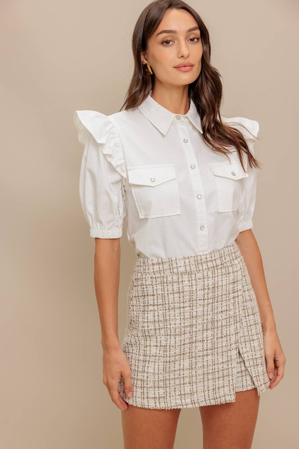 Skort- Tweed