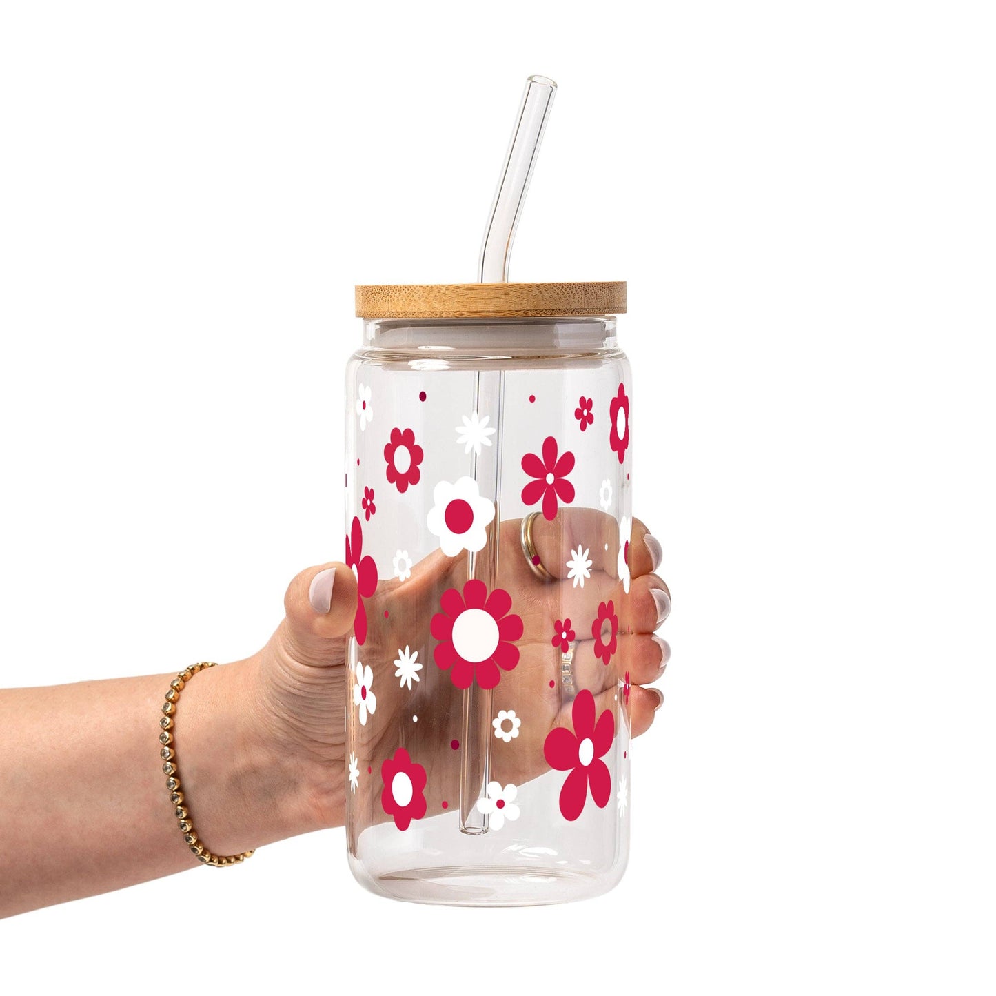 Cup- Red Daisy