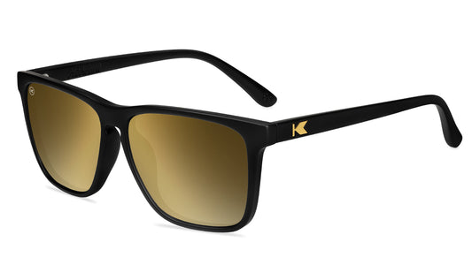 Sunglasses by Knockaround - Fast Lanes - Black Gold