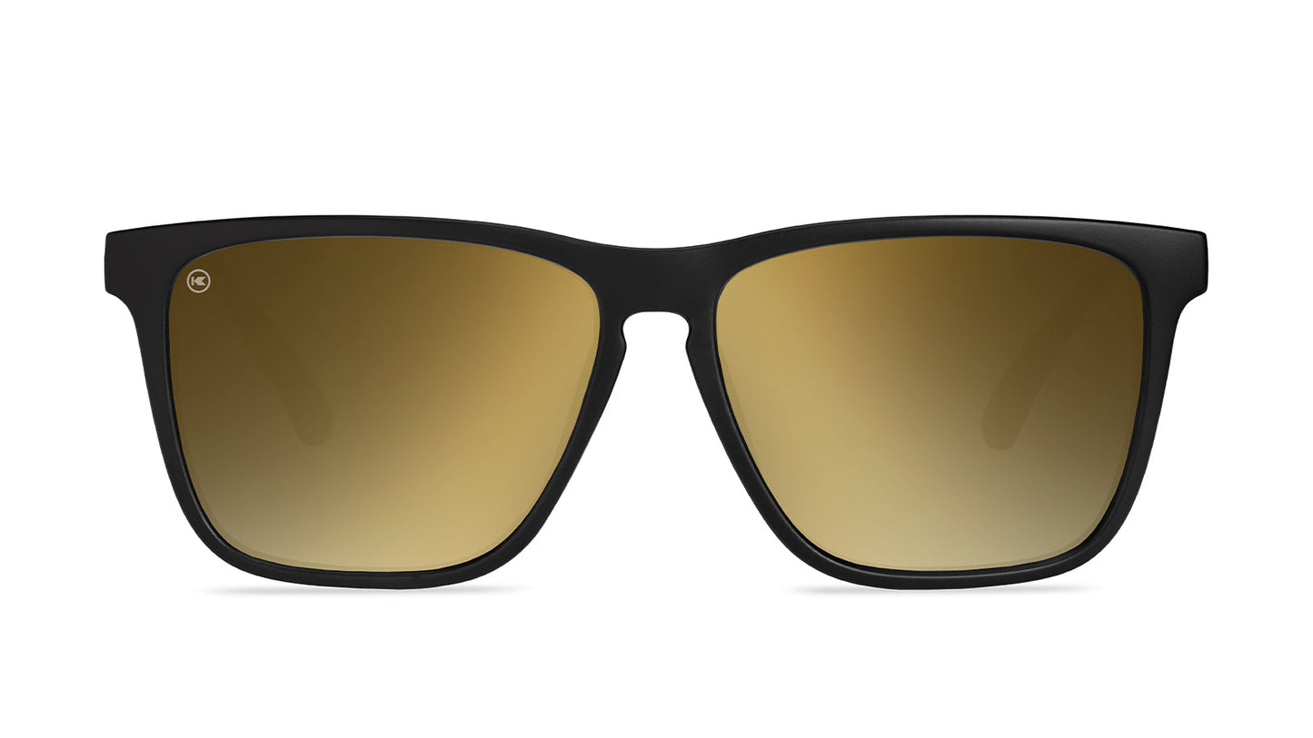 Sunglasses by Knockaround - Fast Lanes - Black Gold