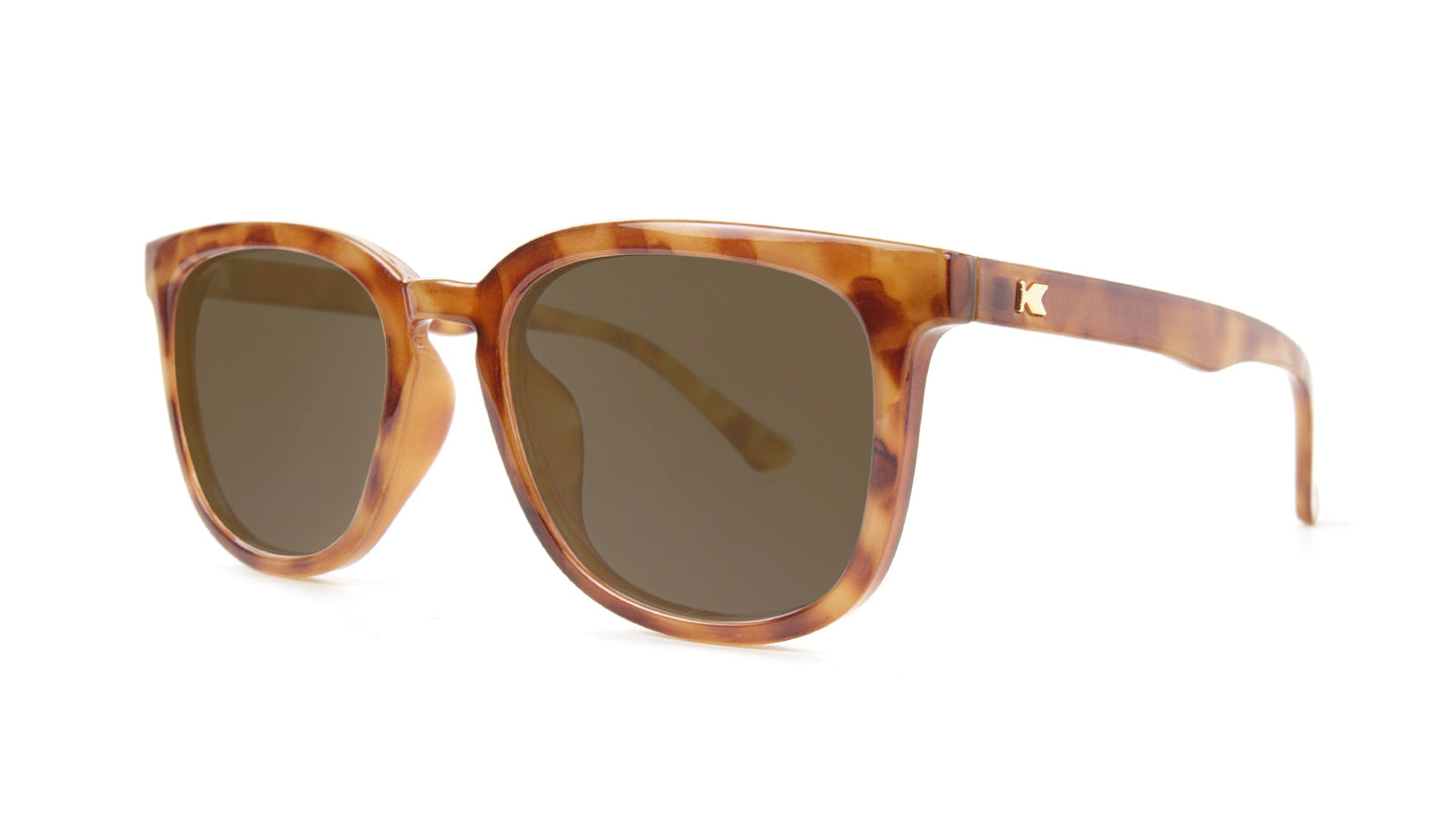 Sunglasses by Knockaround - Paso Robles - Glossy Blonde Tortoise Shell / Amber