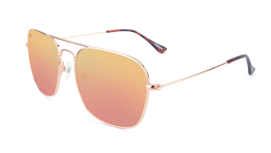 Sunglasses by Knockaround - Mount Evans - Rose Gold / Copper
