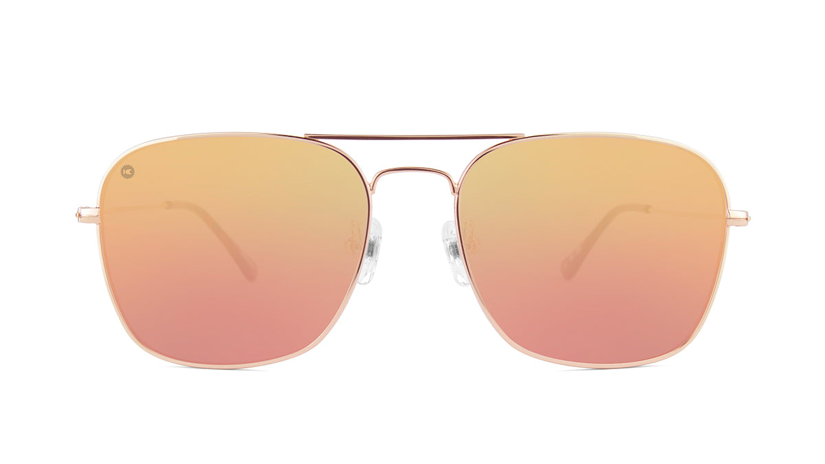 Sunglasses by Knockaround - Mount Evans - Rose Gold / Copper