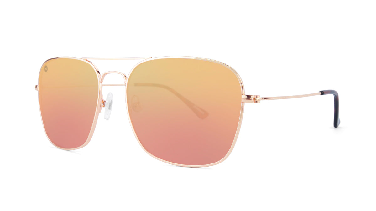 Sunglasses by Knockaround - Mount Evans - Rose Gold / Copper