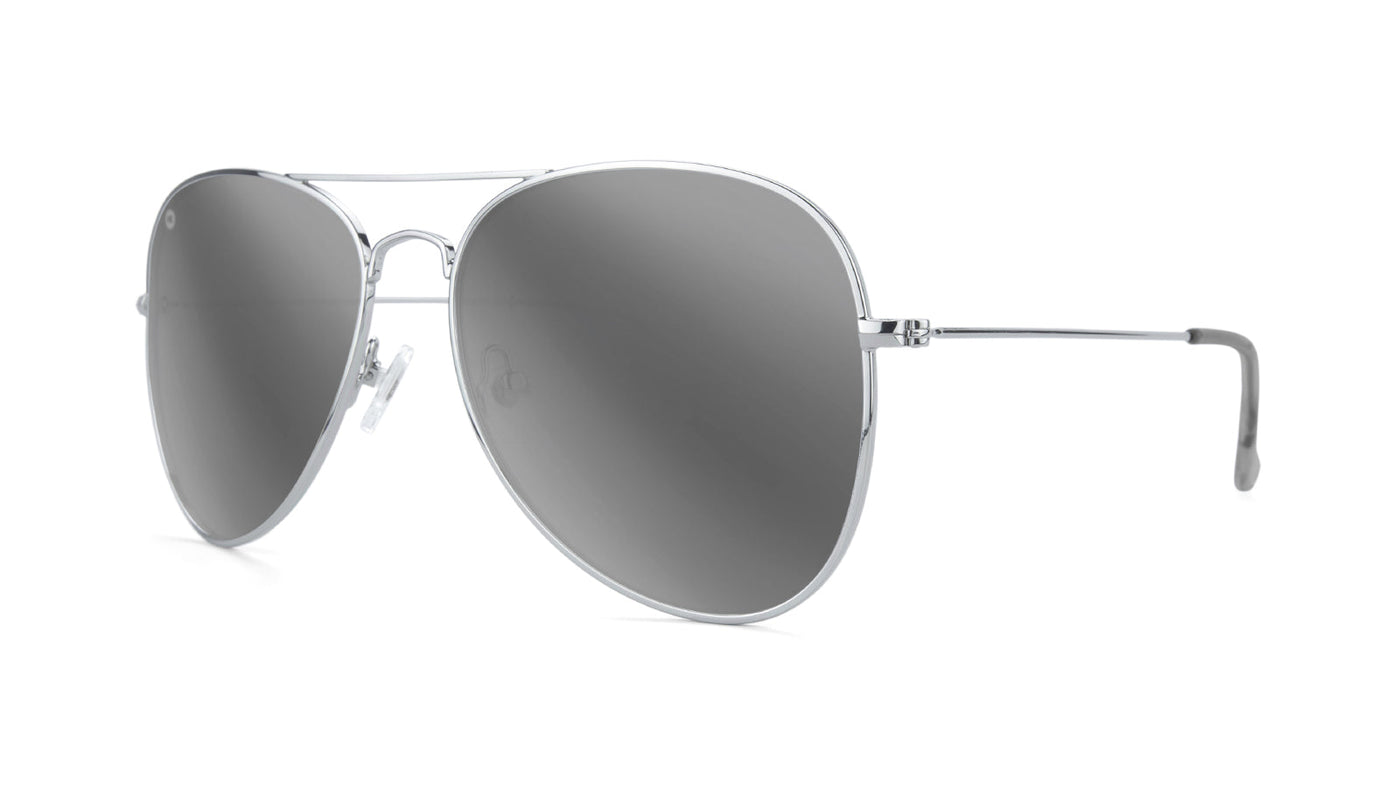 Sunglasses - Mile Highs - Silver / Silver Smoke