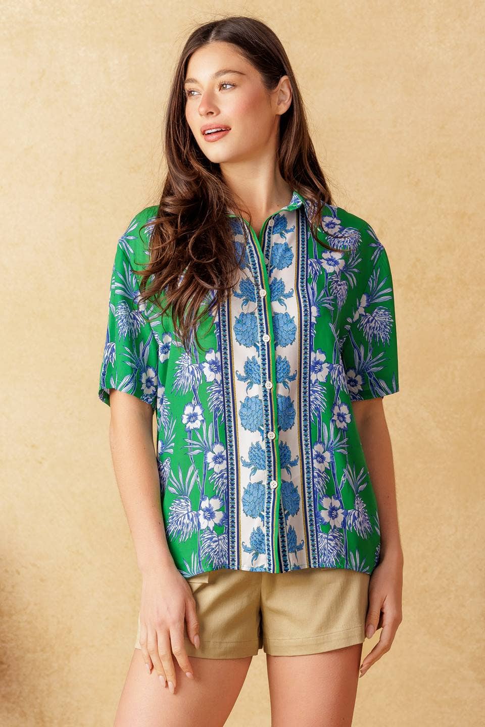 Top-Green Floral