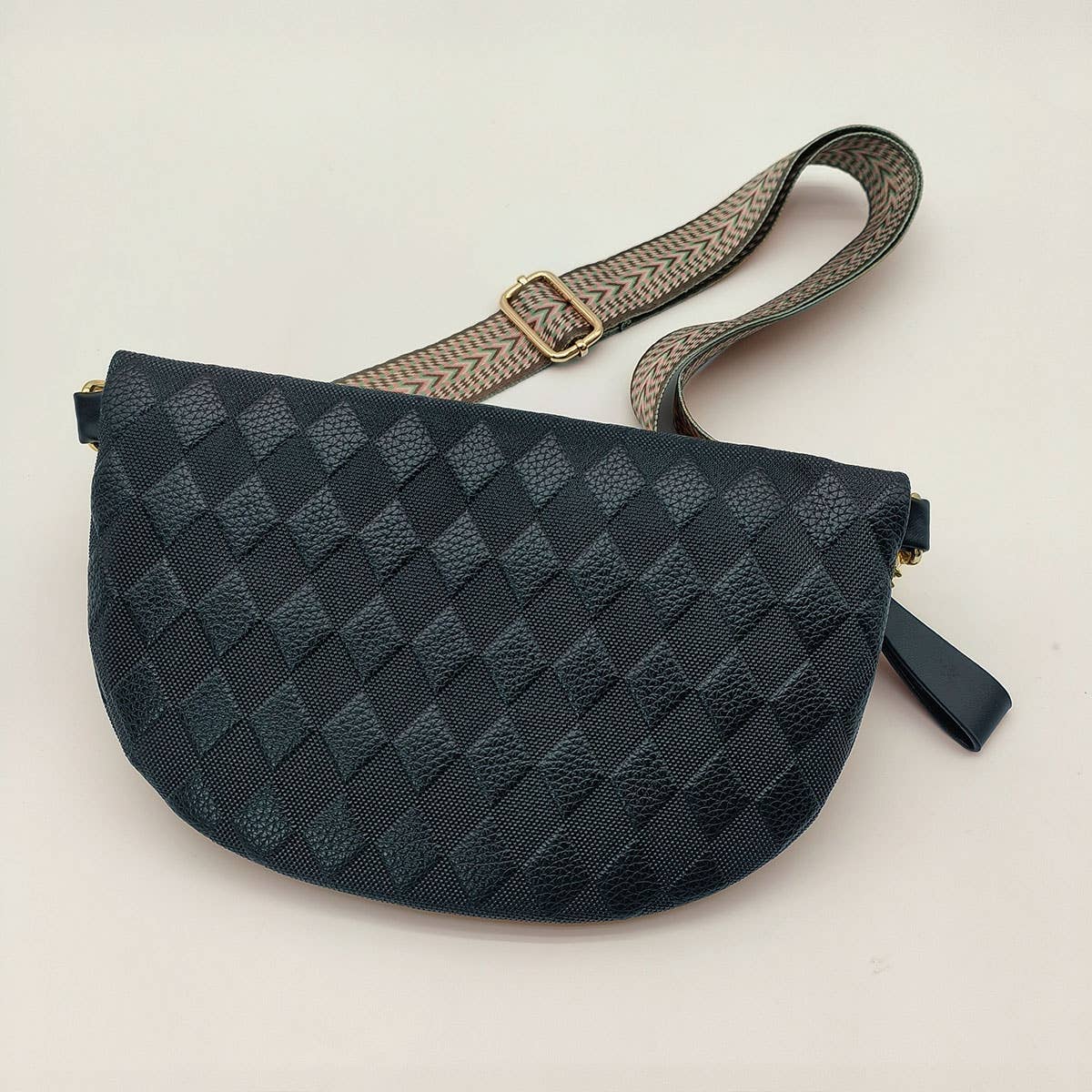PYRAMID CHECK PU EVERYDAY BELT BAG