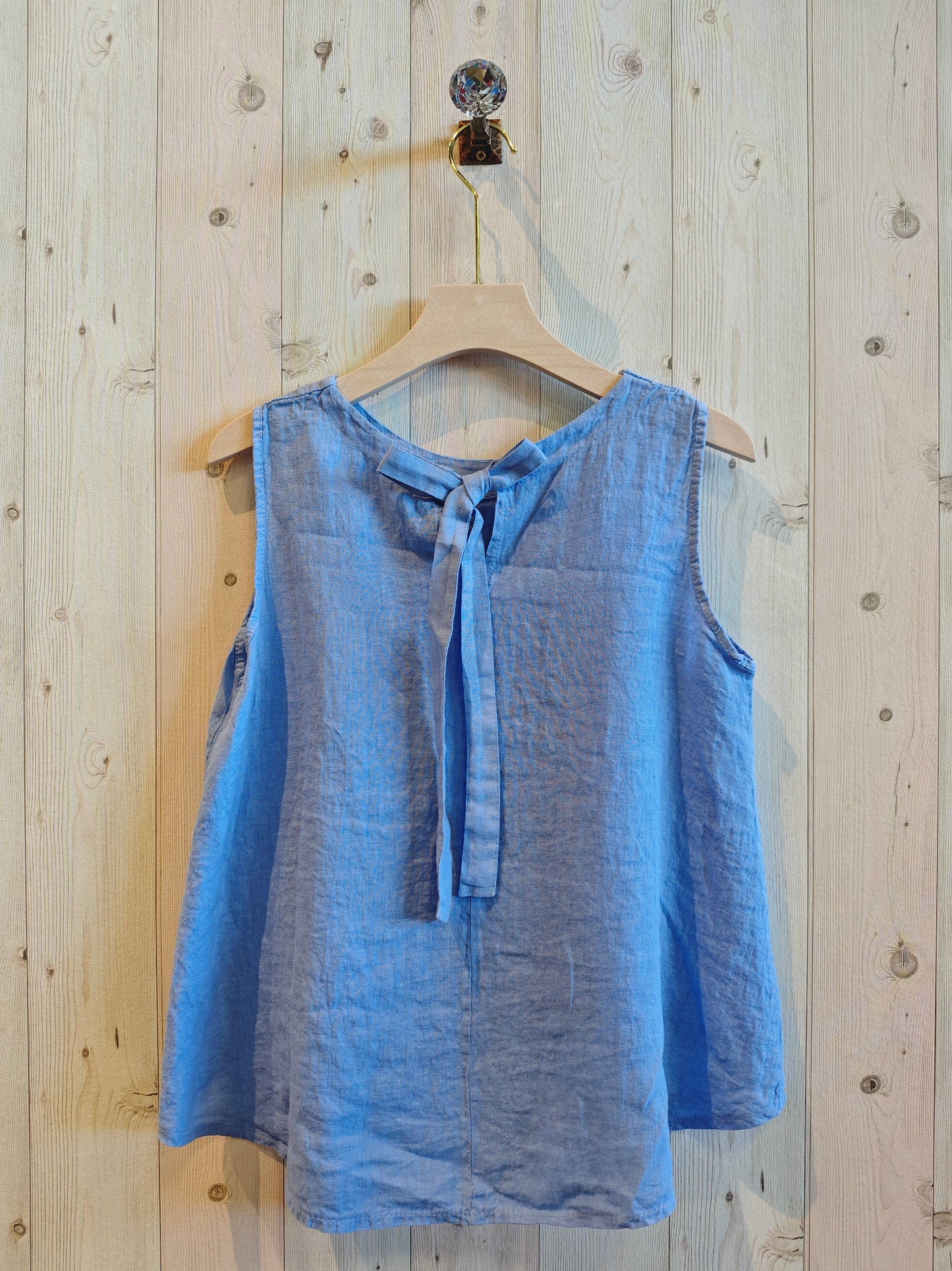 Tank - Linen Ribbon Sisa Sleeve