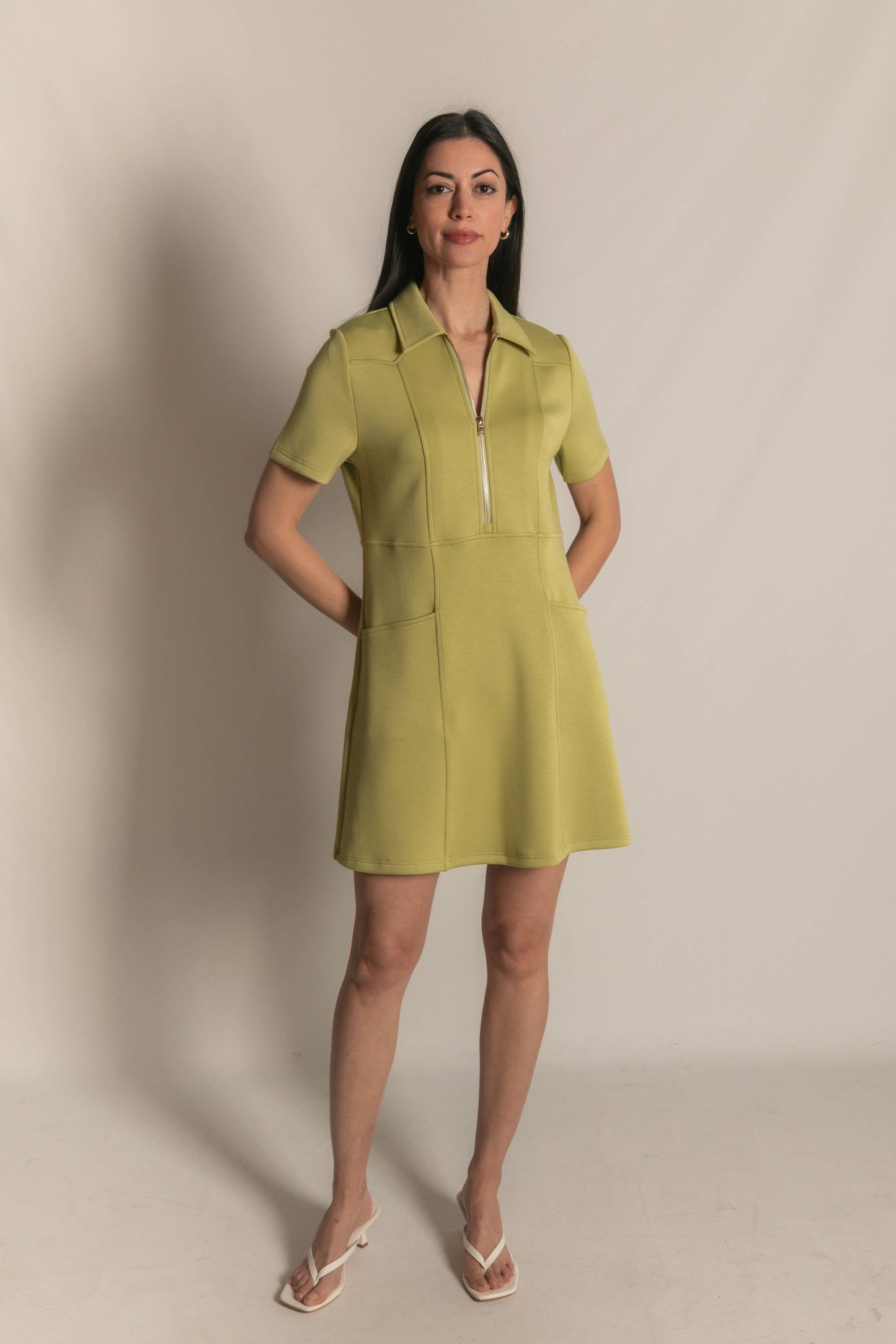 Dress -Butter Modal Quarter Zip