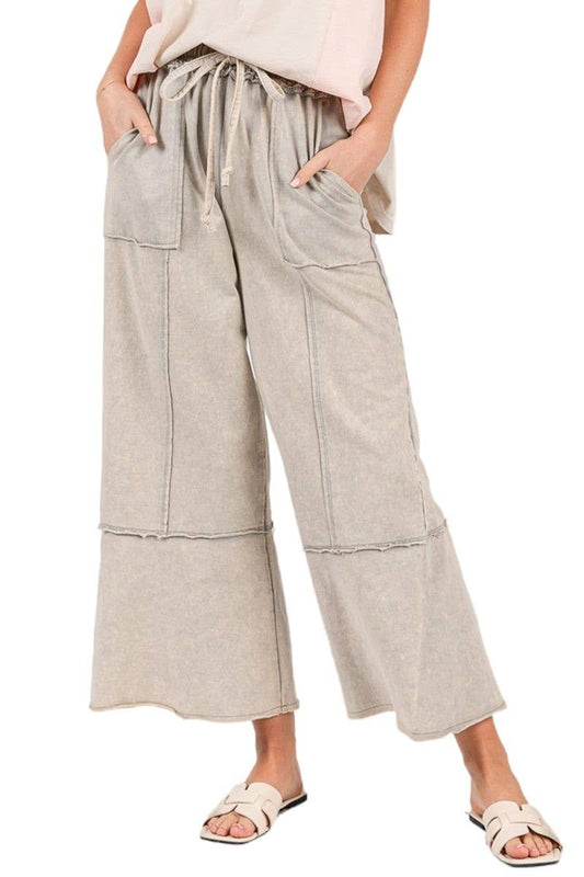 Pants- Knit Mineral Washed Terry