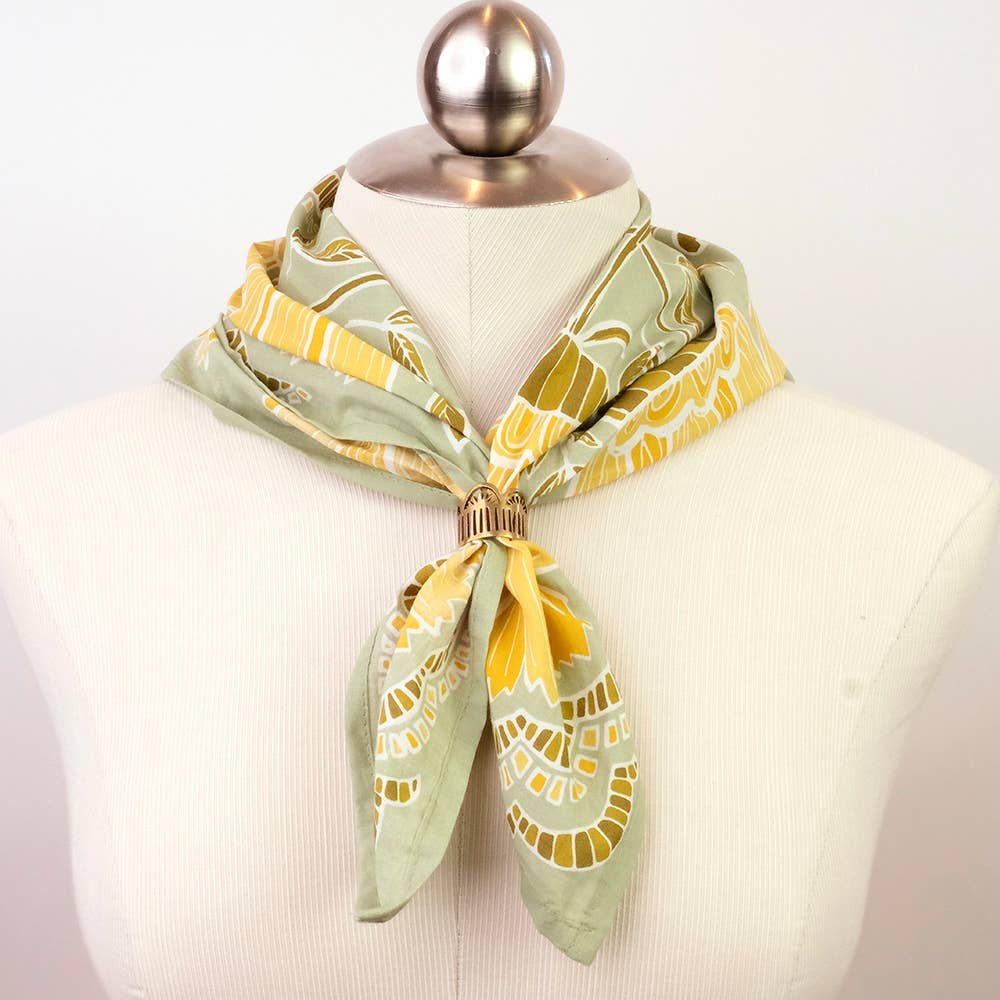 Brass Bandana Slide Ring - Leaha