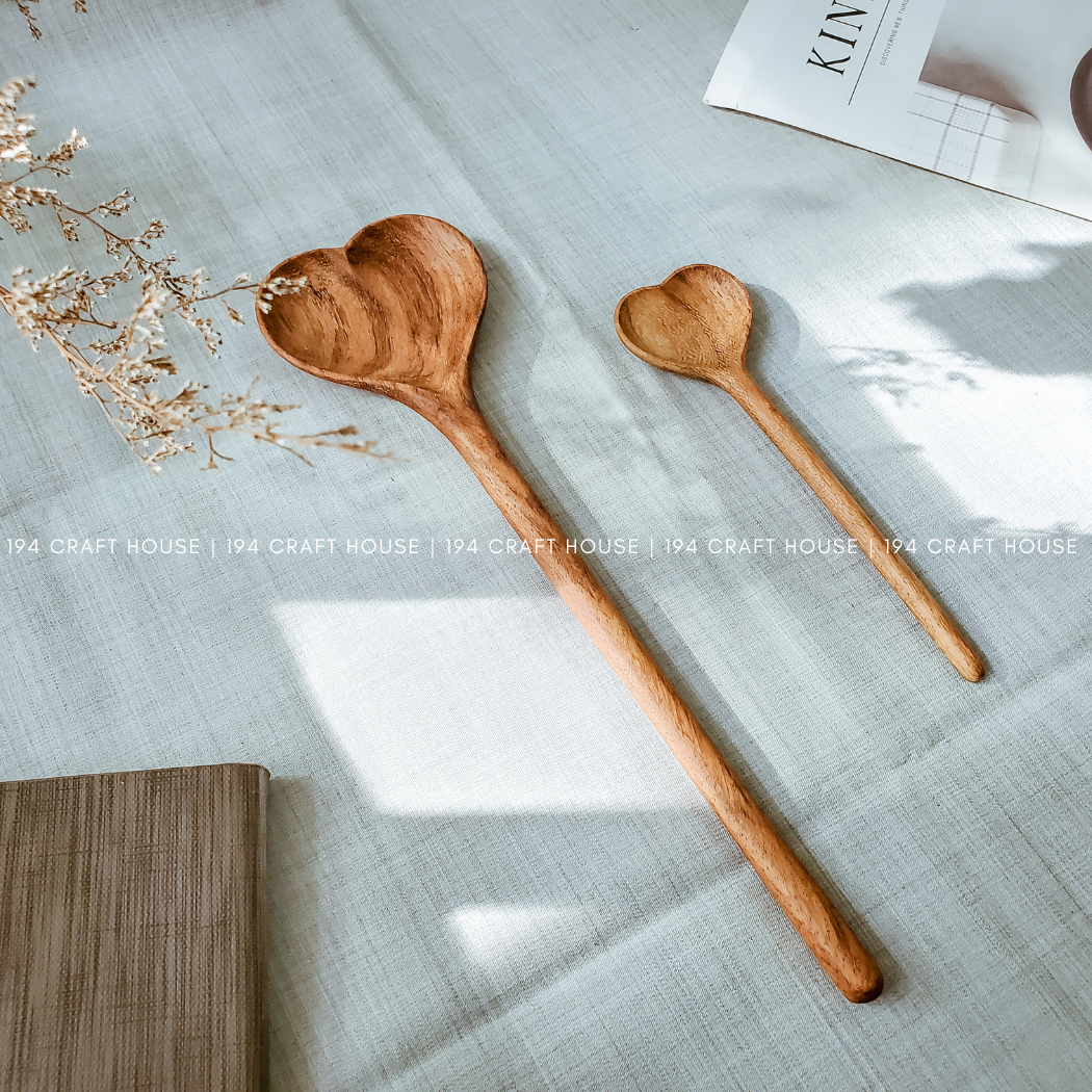 Spoon- Large Wooden Heart Shaped