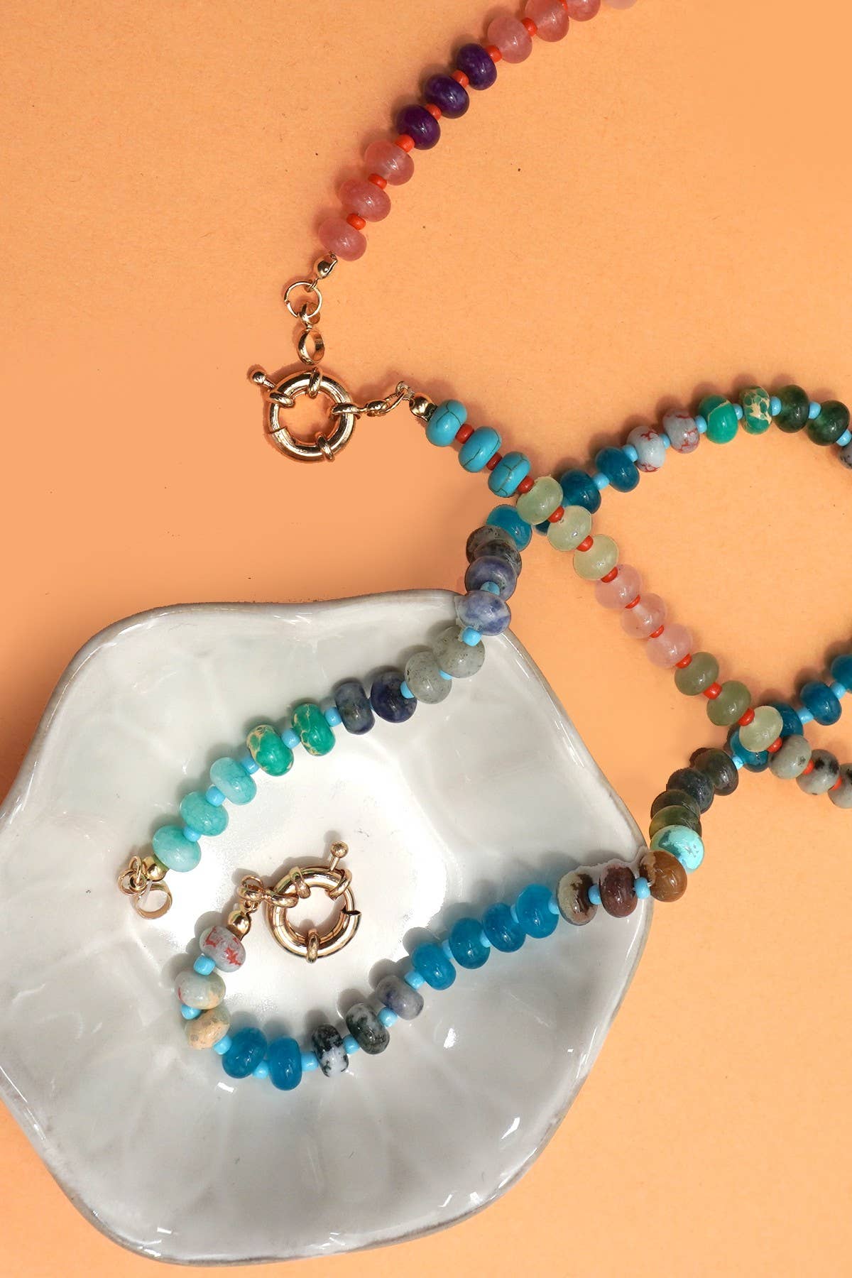 Necklace- Natural Semi-Precious Stone