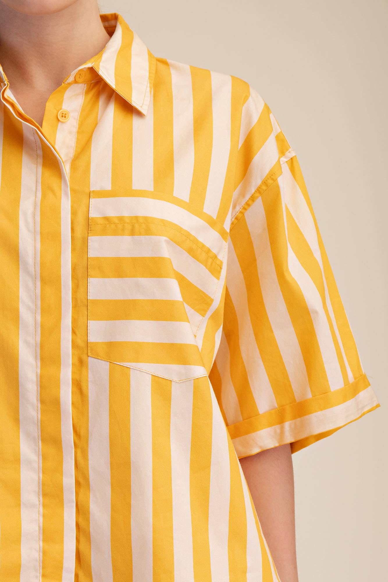Shirt - Collar Neck Button Down