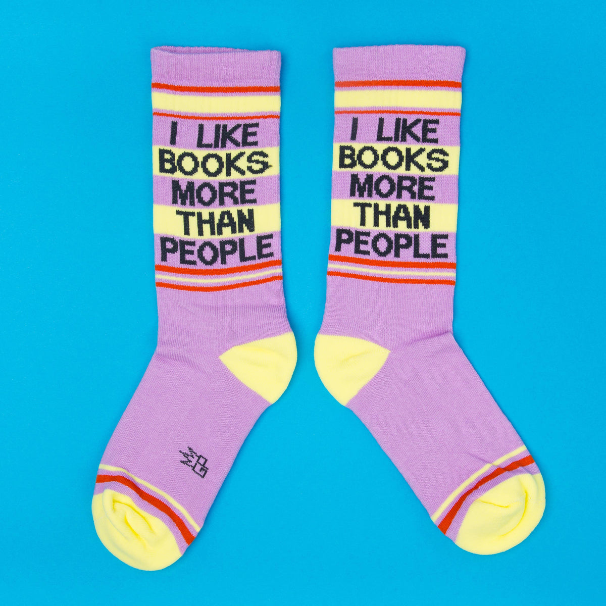 Crew Socks - I Like Books More Than People