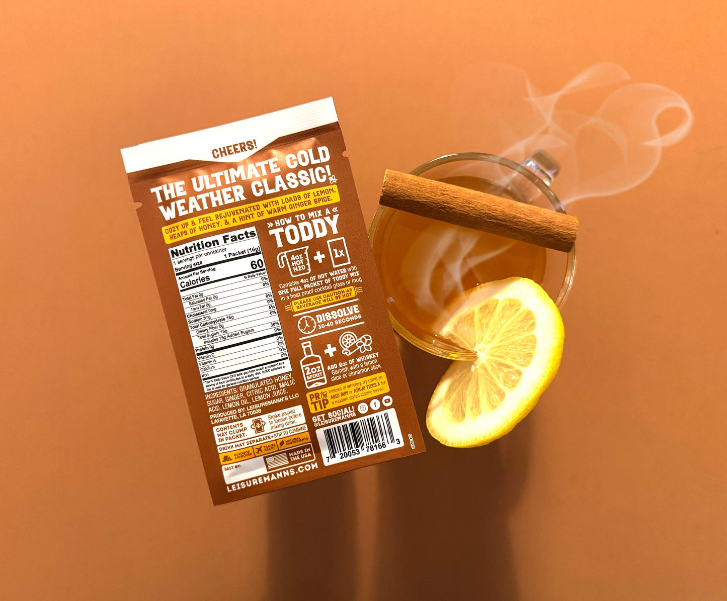 Cocktail Mixer - Hot Toddy Single Serve