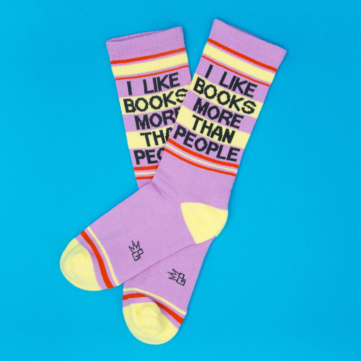 Crew Socks - I Like Books More Than People