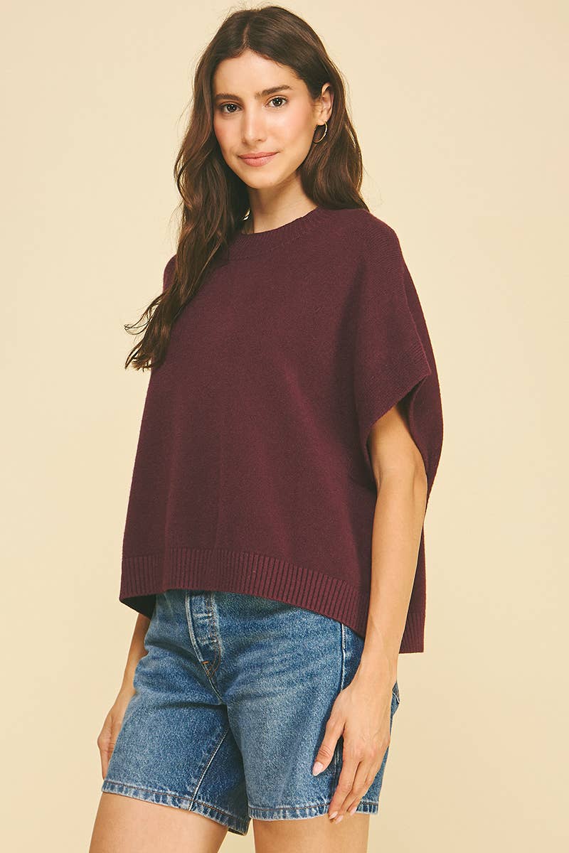 Sweater- Dropped Shoulder
