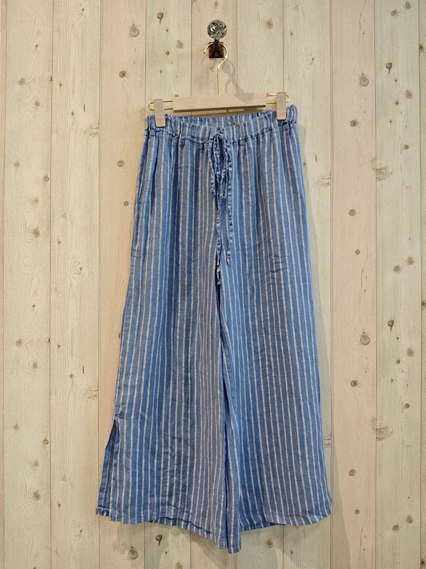 Striped Linen Trousers