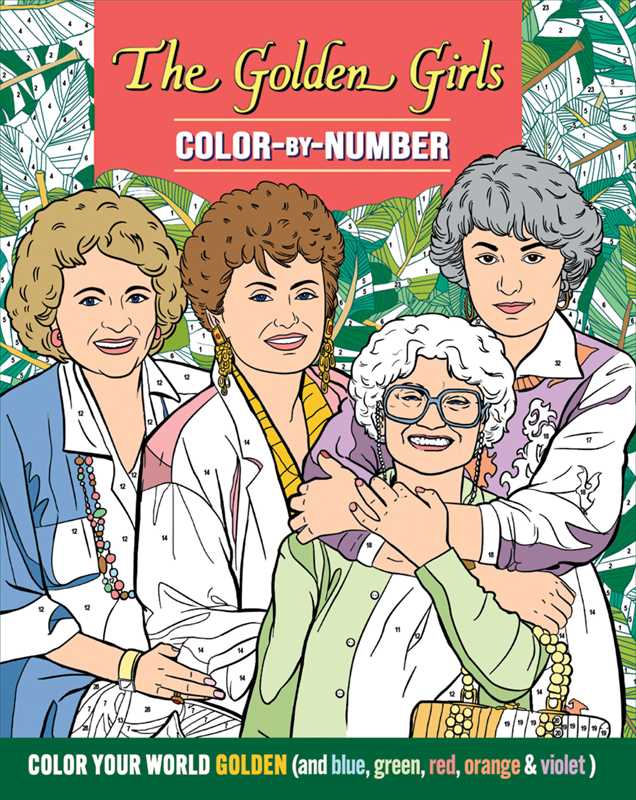 Book - Golden Girls Color-by-Number