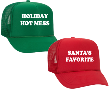 Trucker Hat- Holiday Hot Mess