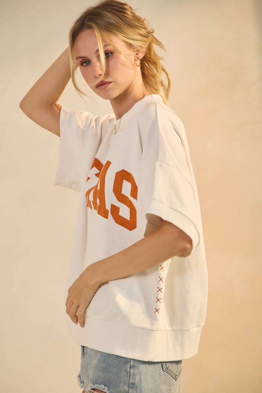Tee- Boxy Short Sleeve “Texas”