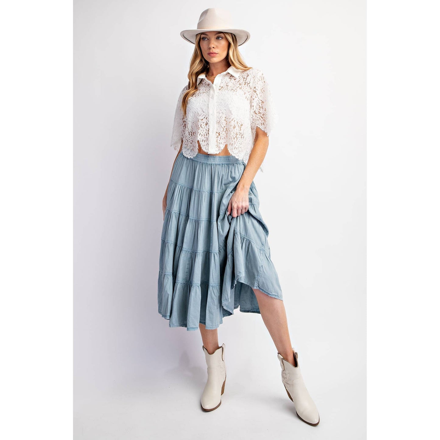 Skirt- Full Swing Denim