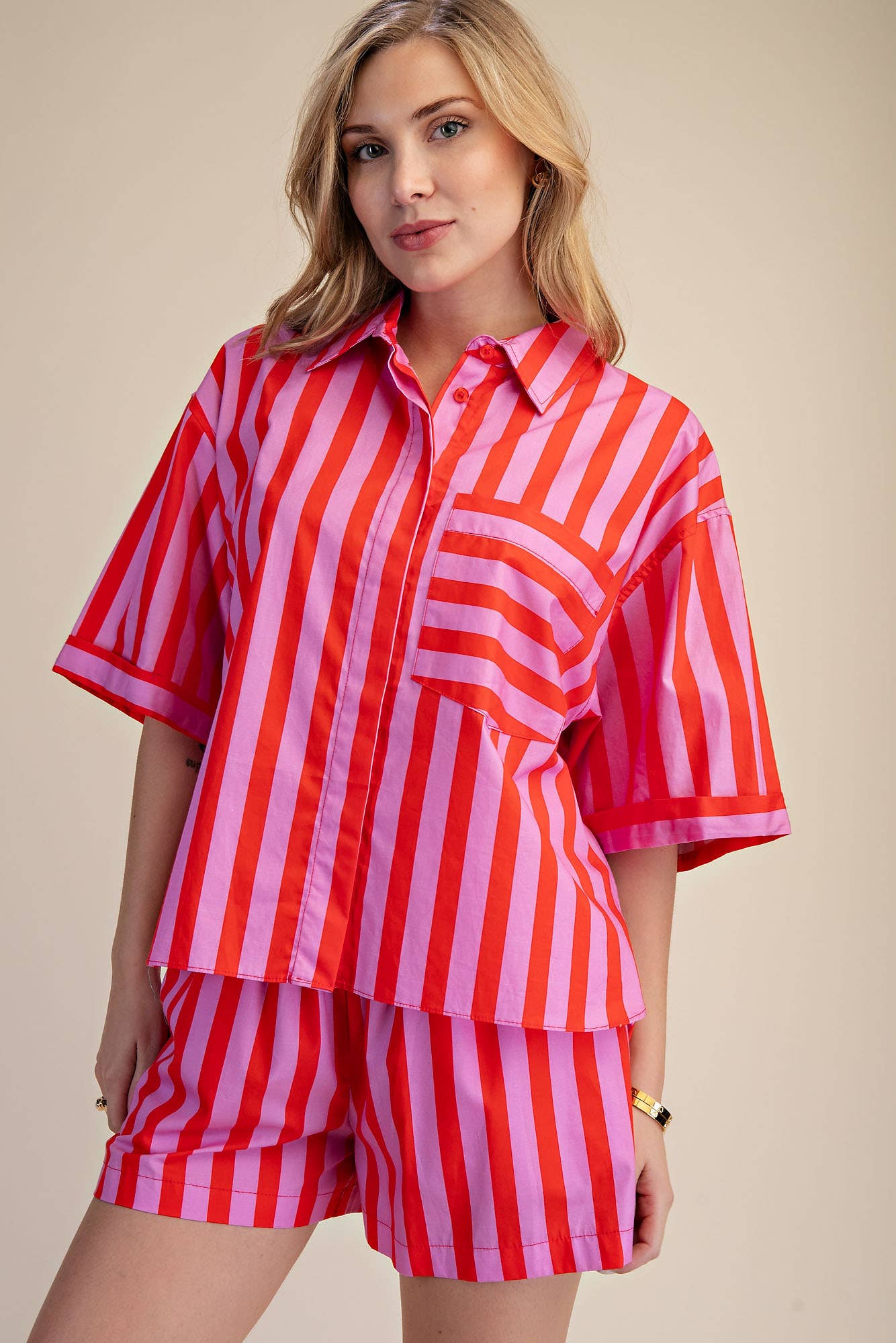 Shirt - Collar Neck Button Down