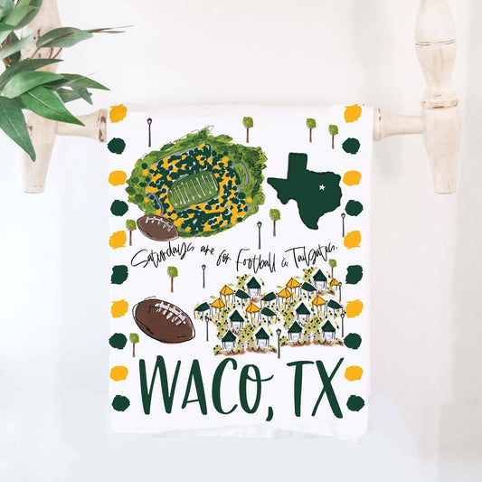 Waco/Baylor Tea Towel