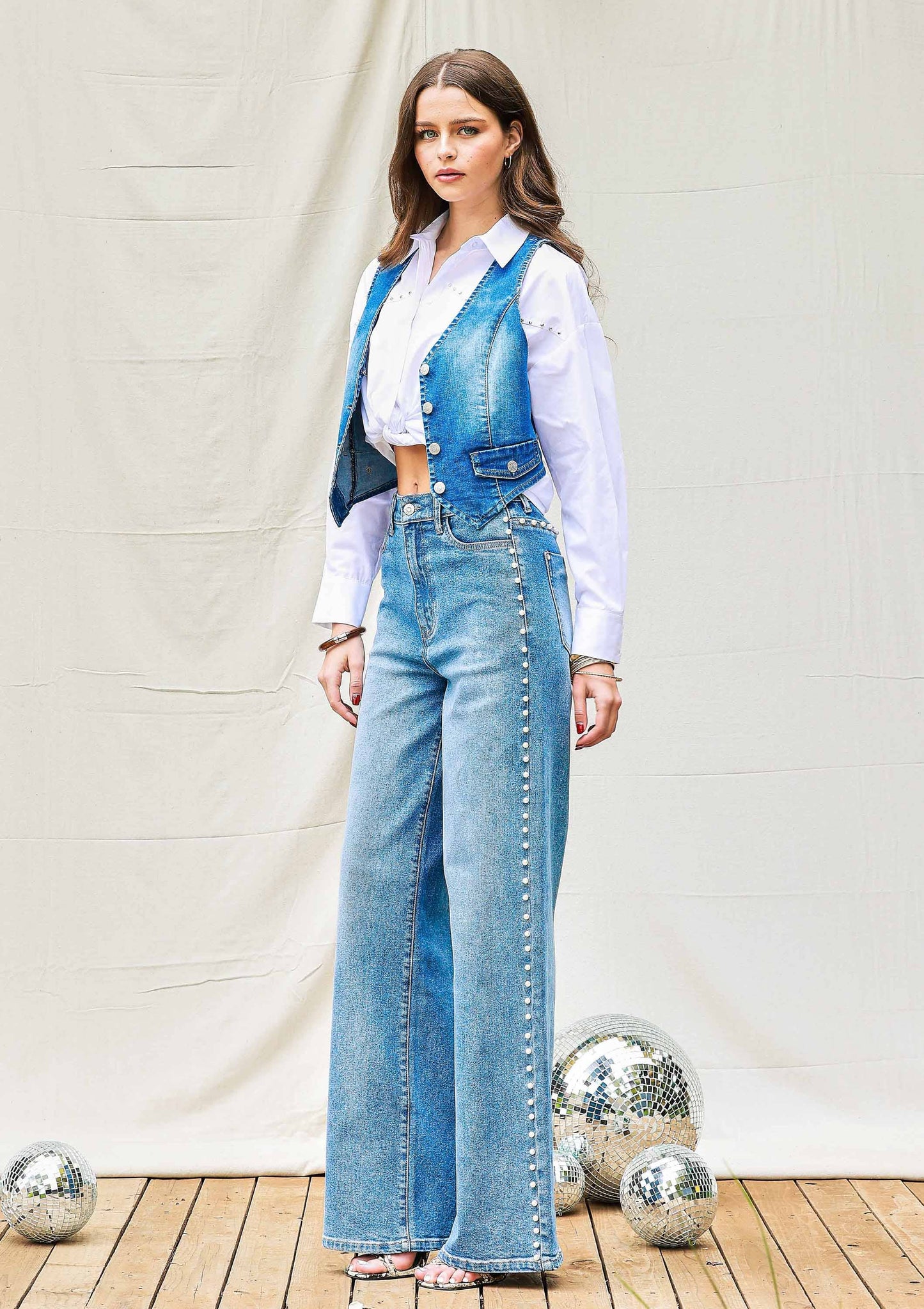 Jeans - Pearl High-Rise Wide Leg